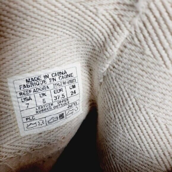 REEF Adora Studded Brown Leather Ankle Boots Sz 7 - Picture 11 of 12